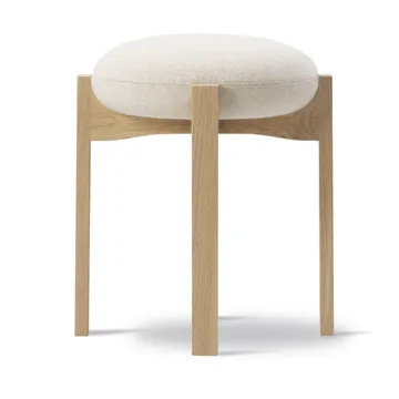 Pioneer rund pall låg - Hallingdal 200-lackad ek - Fredericia Furniture