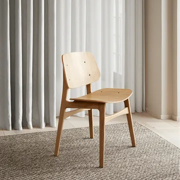 Søborg wood stol - Klarlackad ek - Fredericia Furniture