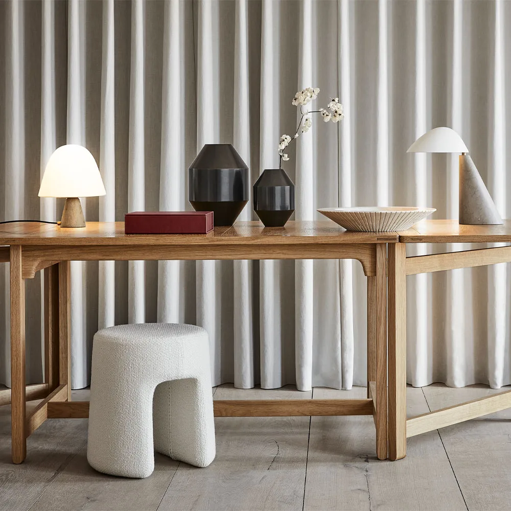 Sequoia sittpuff, Hallingdal 110 grey Fredericia Furniture
