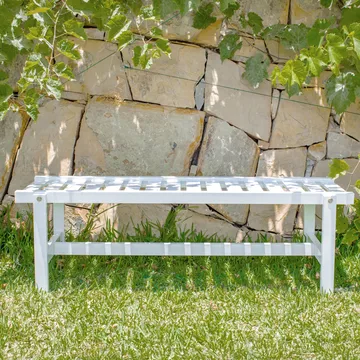 45 bänk - White, 135 cm - Fri Form