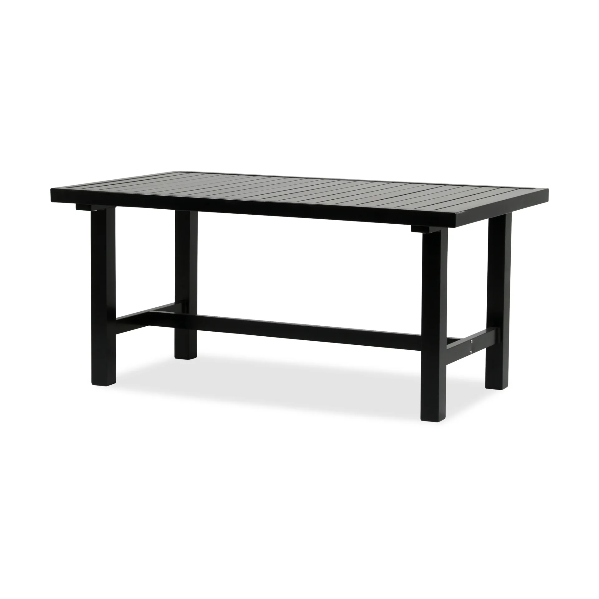 62 bord, Black, 142x80x65,5 cm Fri Form