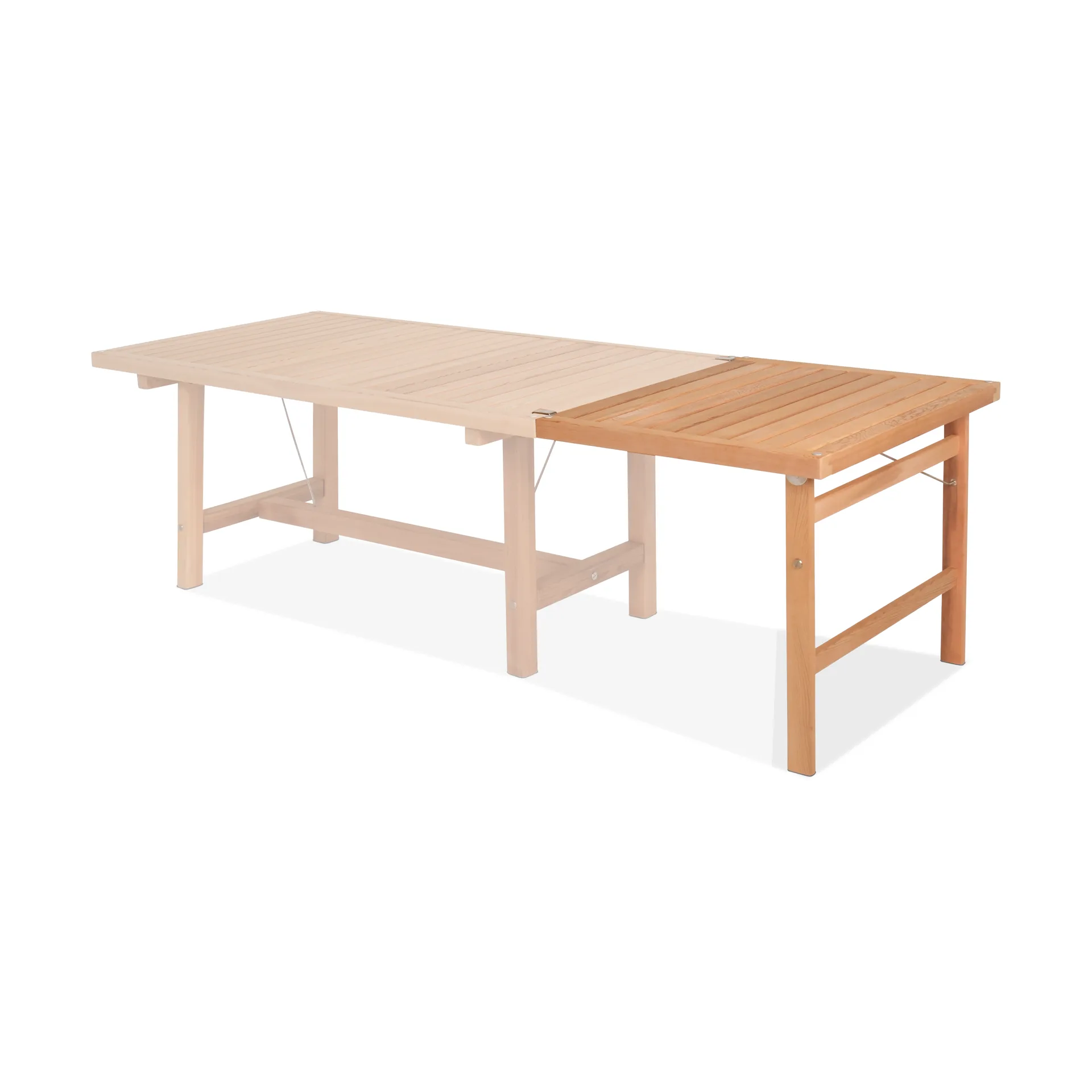 64 tilläggsskiva med ben, Redwood, H: 68 cm Fri Form