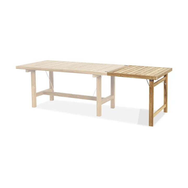 64 tilläggsskiva med ben - Teak, H: 68 cm - Fri Form