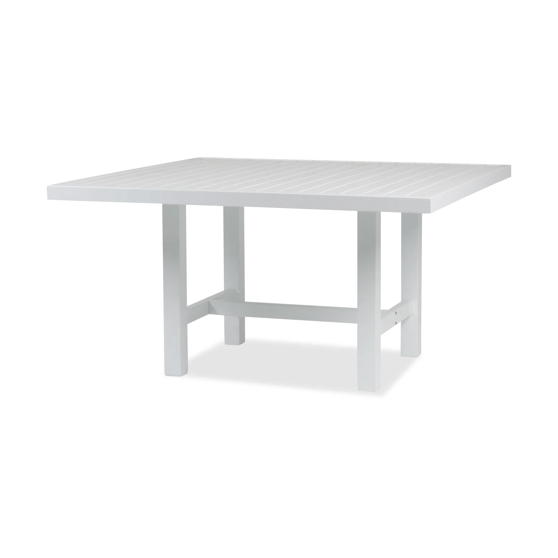 65 bord, White, 124x122x72 cm Fri Form