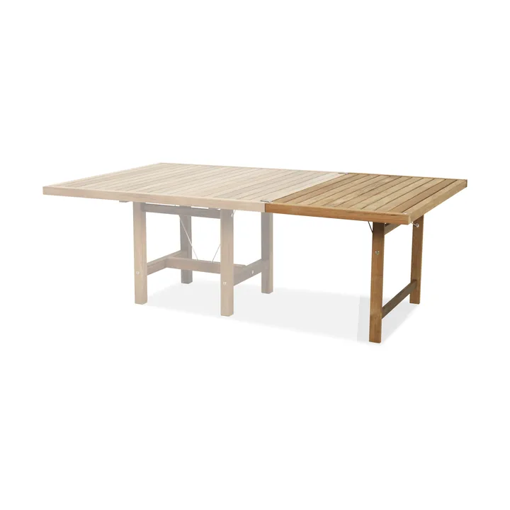 68 tilläggsskiva med ben - Teak, H: 68 cm - Fri Form