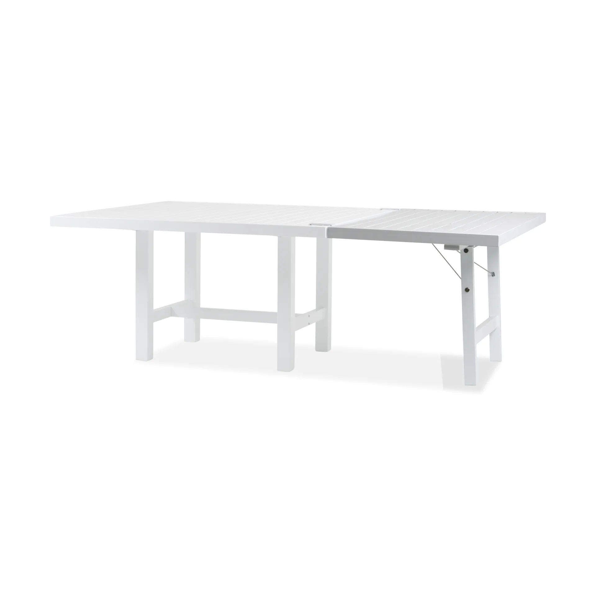 68 tilläggsskiva med ben, White, H: 72 cm Fri Form