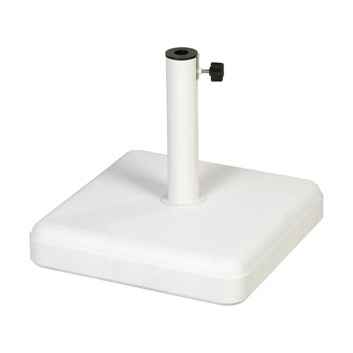 Fri Form parasollfot - White concrete, 45x45 cm - Fri Form