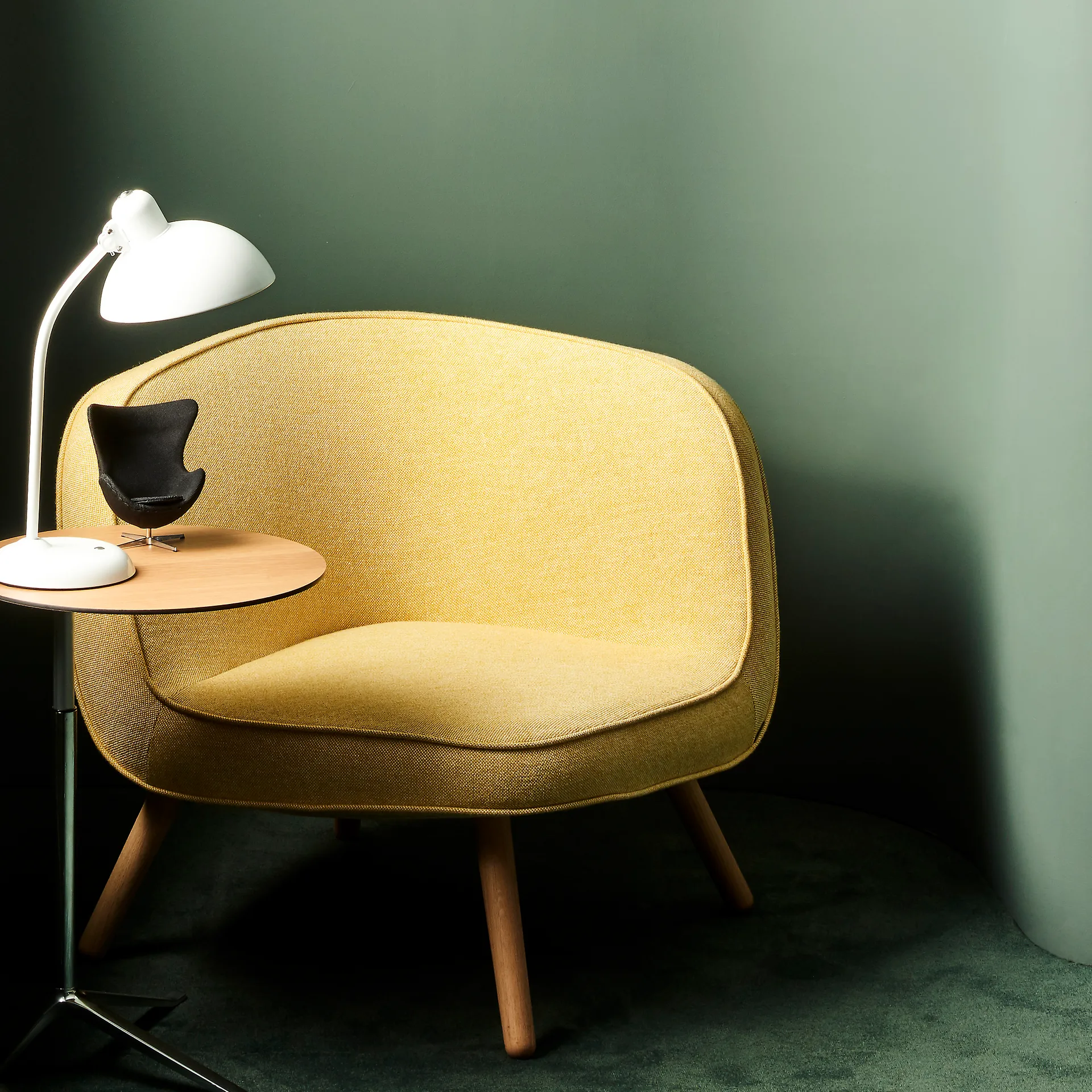 Ägget miniatyr, Svart Fritz Hansen
