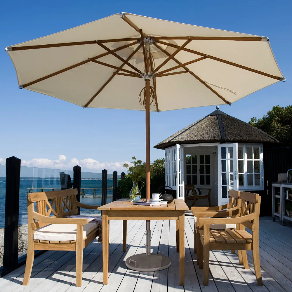 Atlantis parasoll, vit, ø330cm Fritz Hansen