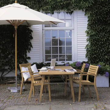 Ballare karmstol - Teak - Fritz Hansen