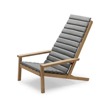 Between Lines däckstolsdyna - tyg outdoor textile ash - Fritz Hansen