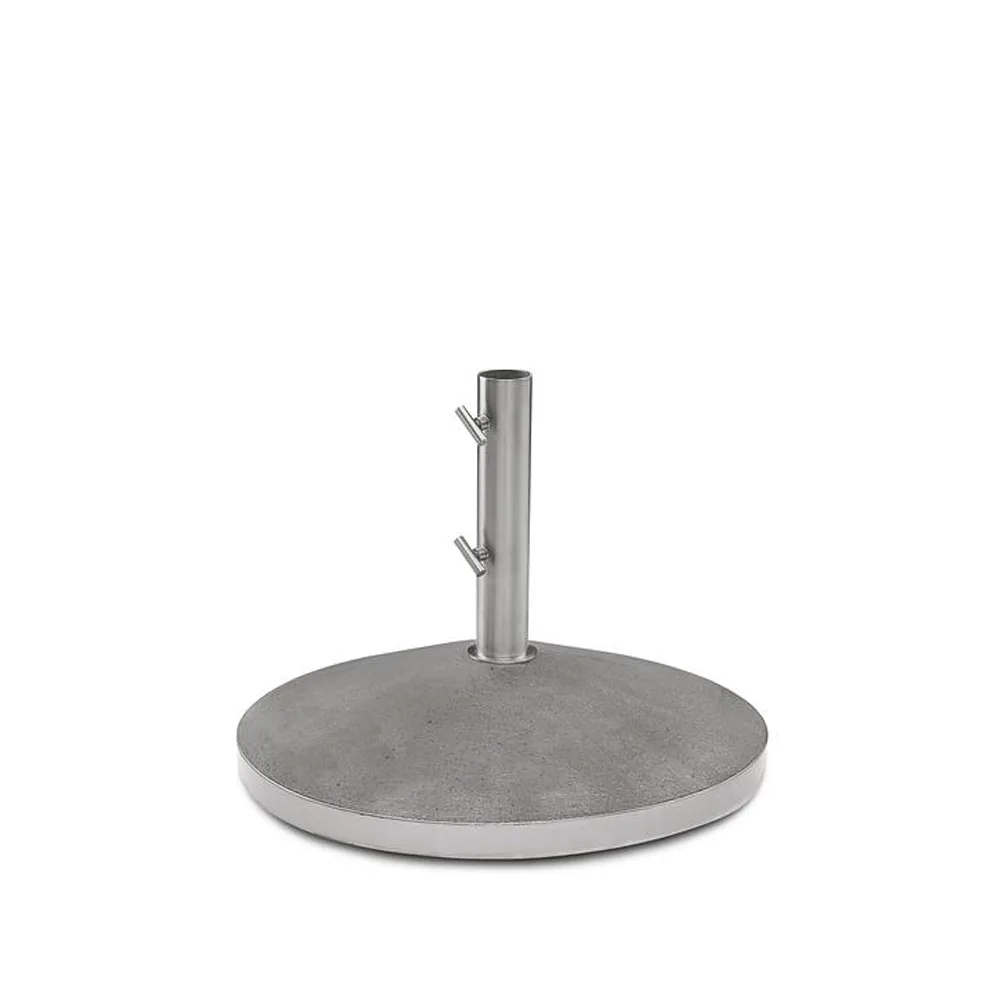 Capri parasollfot, concrete/stainless steel, 30kg Fritz Hansen