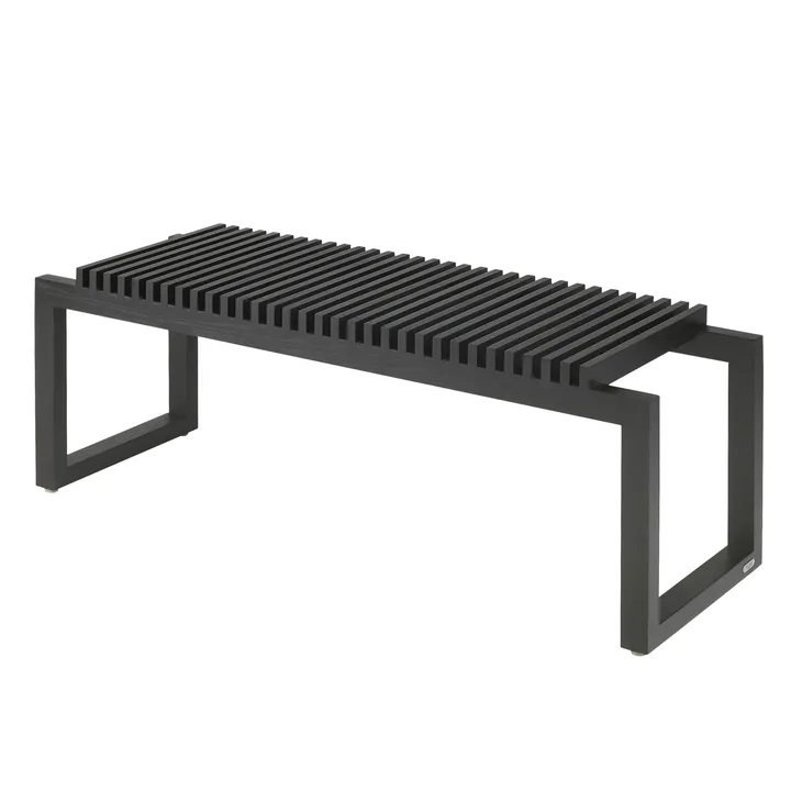 Cutter bänk 121 cm - Svartlackerad ek - Fritz Hansen