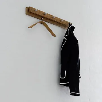 Cutter klädhängare - Ek, svartbetsad, 7st knoppar - Fritz Hansen