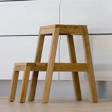 Dania trappstege - Teak - Fritz Hansen