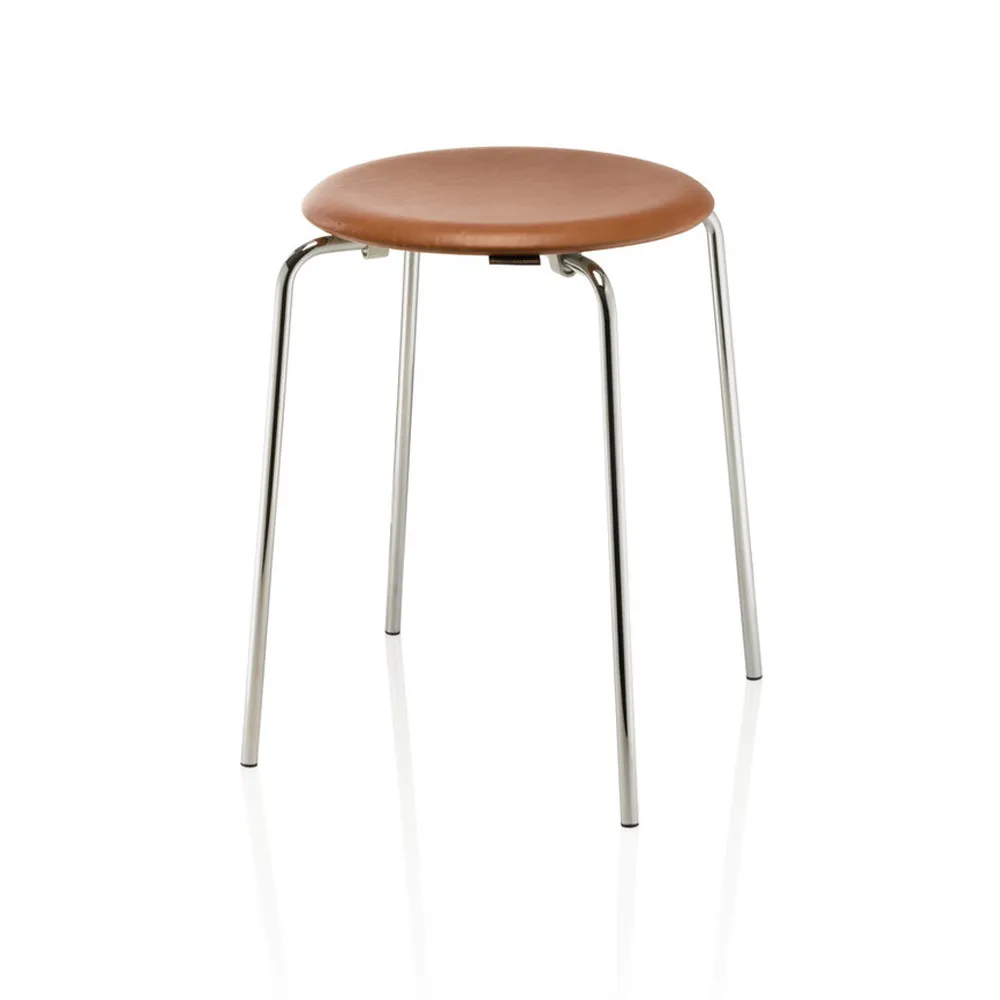 Dot pall läder, Wild leather walnut Fritz Hansen