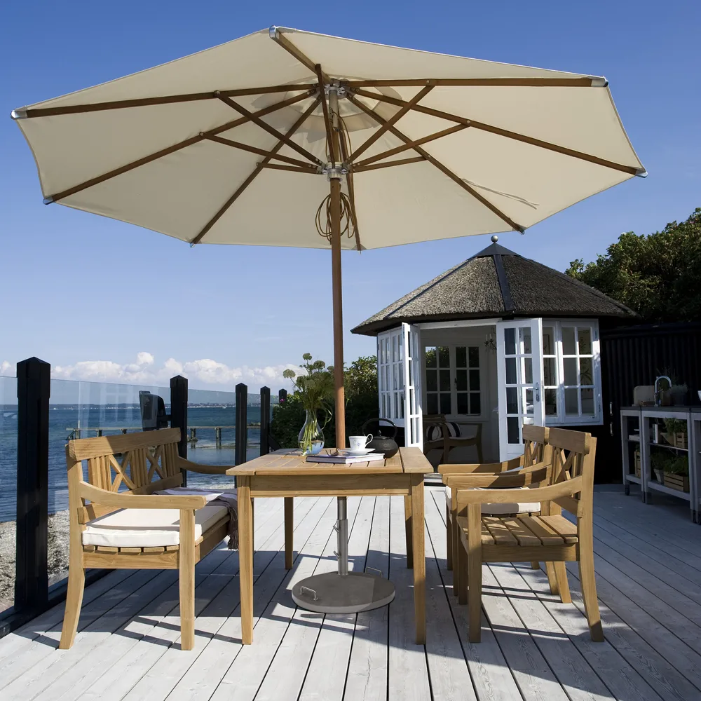 Drachmann soffa, teak, 120 Fritz Hansen