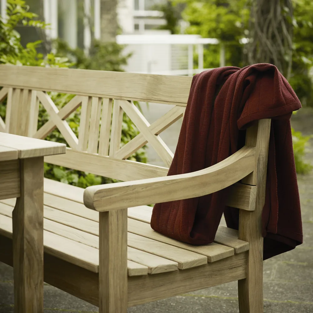 Drachmann soffa, teak, 120 Fritz Hansen