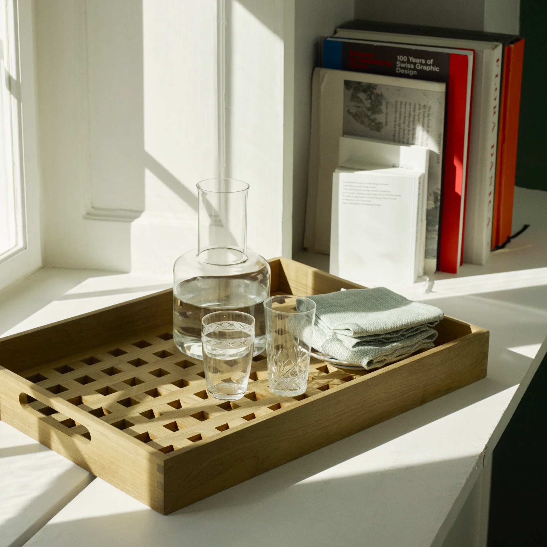 Fionia bricka 36x52 cm, Teak Fritz Hansen