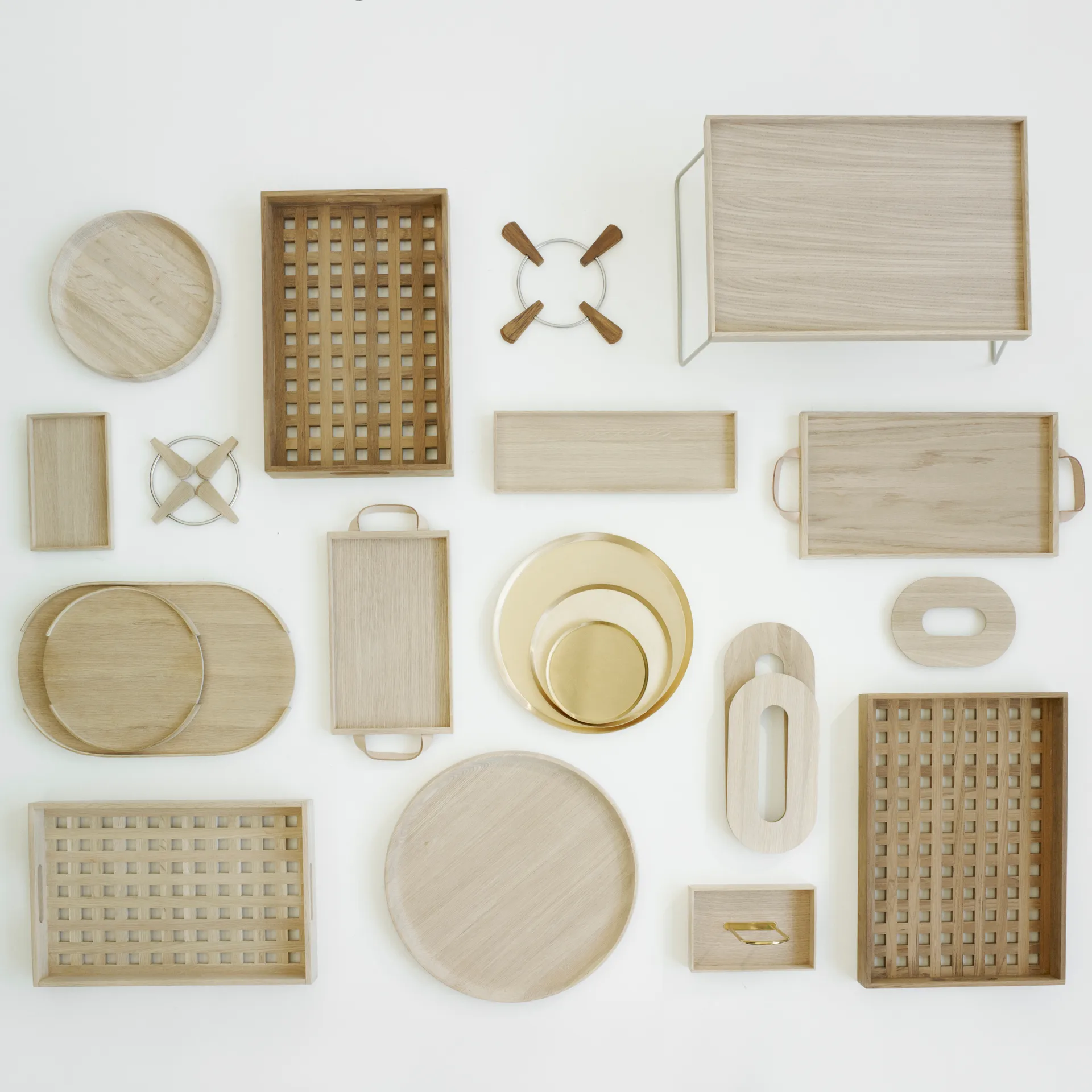 Fionia bricka 36x52 cm, Teak Fritz Hansen