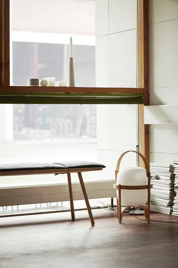 Georg ulldyna med rem till bänk - Mörkgrå-svart - Fritz Hansen