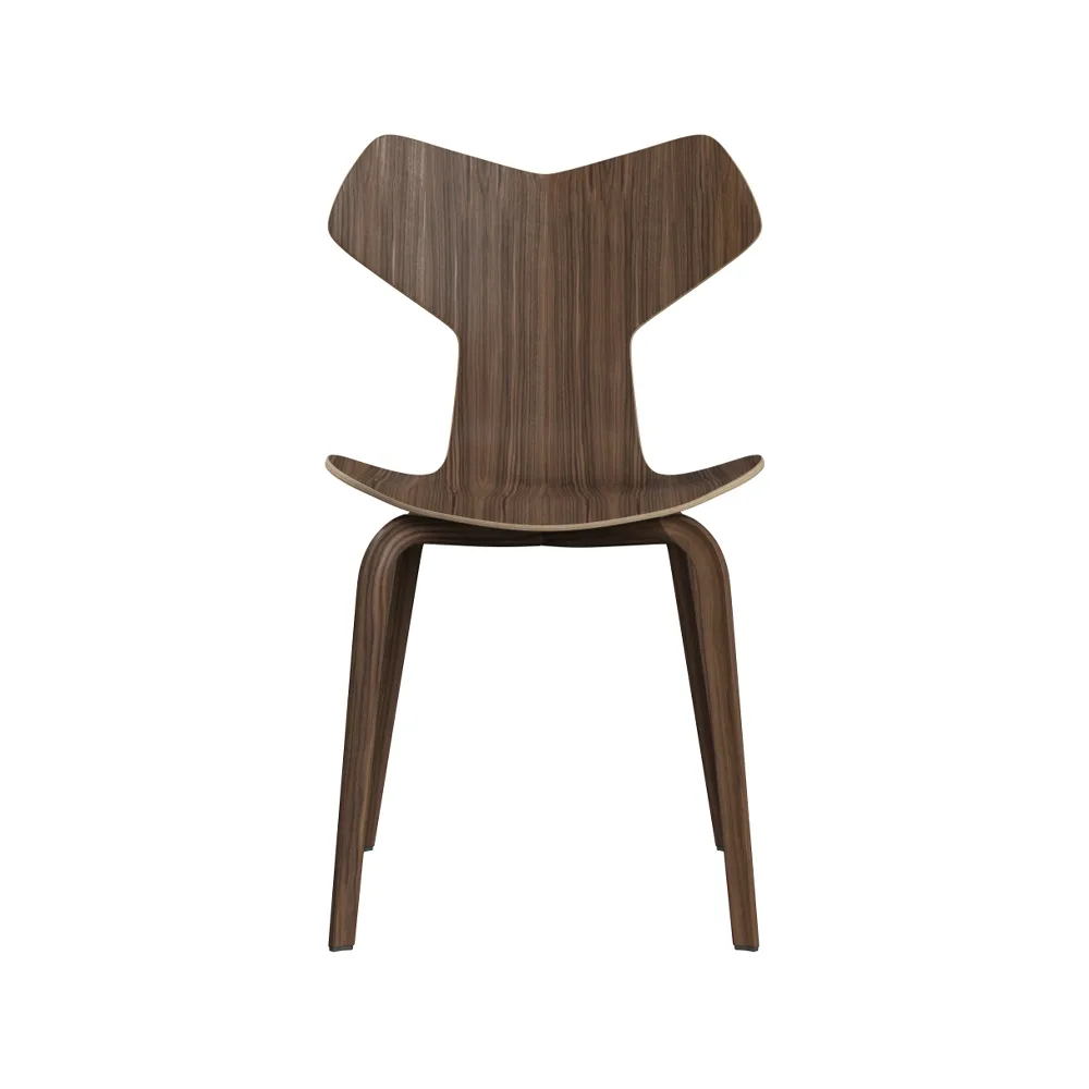 Grand Prix 4130 stol, Lacquered walnut Fritz Hansen