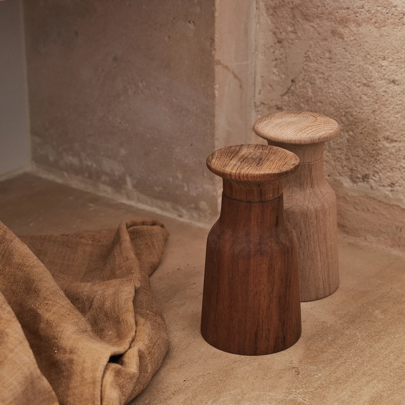 Hammer salt- och pepparkvarn, Oljad teak Fritz Hansen