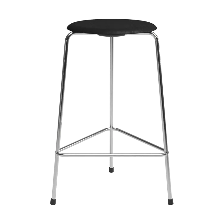 High Dot counter stool 3 ben - Svart ask-krom - Fritz Hansen