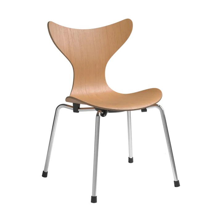 Liljan barnstol - Oregon pine-krom - Fritz Hansen