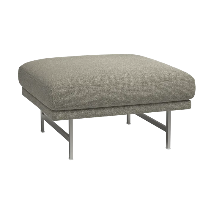 Lissoni PL110S pouf 67x75 cm - Moss 015-rostfritt stål - Fritz Hansen