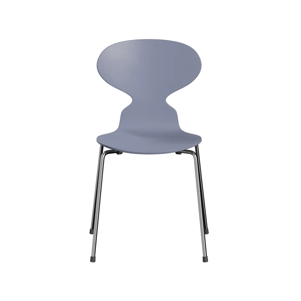 Myran 3101 stol, lavender blue, lackad, kromat stålstativ Fritz Hansen