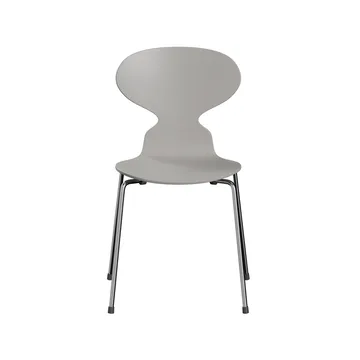 Myran 3101 stol - nine grey, lackad, kromat stålstativ - Fritz Hansen