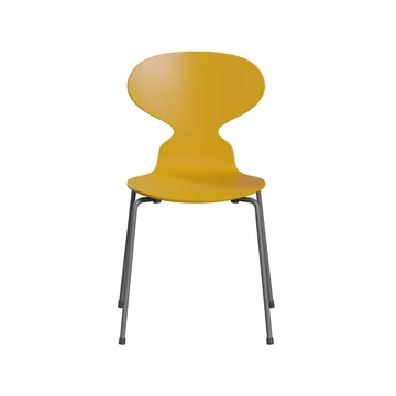 Myran 3101 stol - True yellow, silvergrått stativ - Fritz Hansen