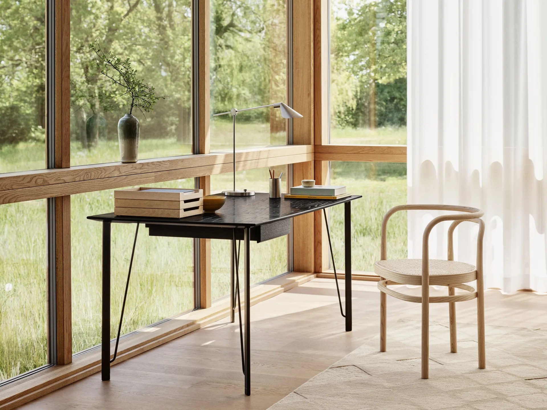 PK15 karmstol, Ask-rotting natur Fritz Hansen
