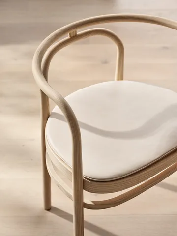 PK15 stolsdyna - Natural läder - Fritz Hansen