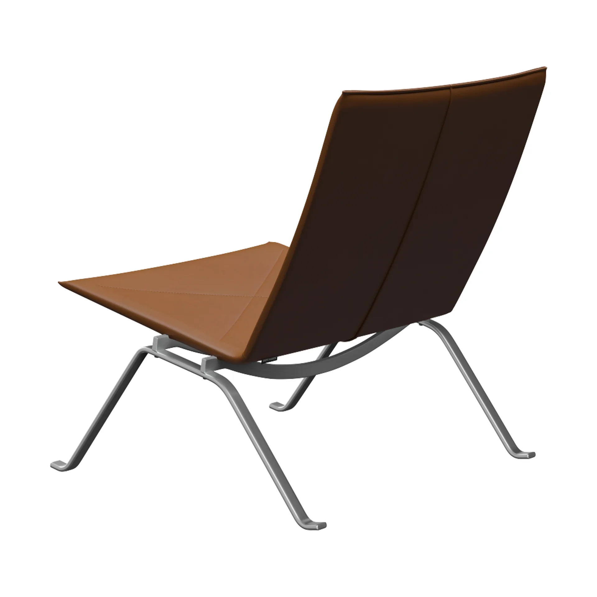 PK22 fåtölj, Aura walnut läder-rostfritt stål Fritz Hansen