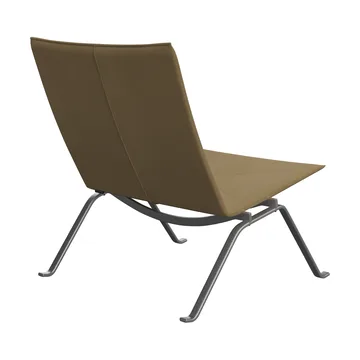 PK22 fåtölj - Haze beige läder-rostfritt stål - Fritz Hansen