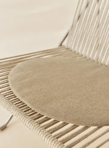 PK4 loungestol med dyna - Rostfritt stål-natur-natur - Fritz Hansen