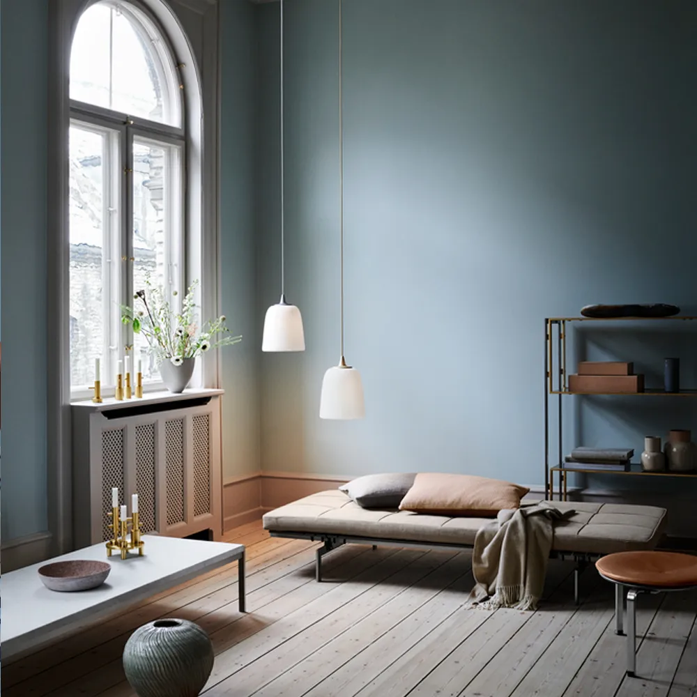 PK80 dagbädd, Leather grace black 190 cm Fritz Hansen