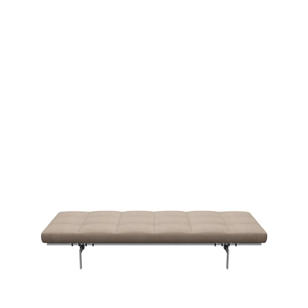 PK80 dagbädd, Natural canvas textile 190 cm Fritz Hansen
