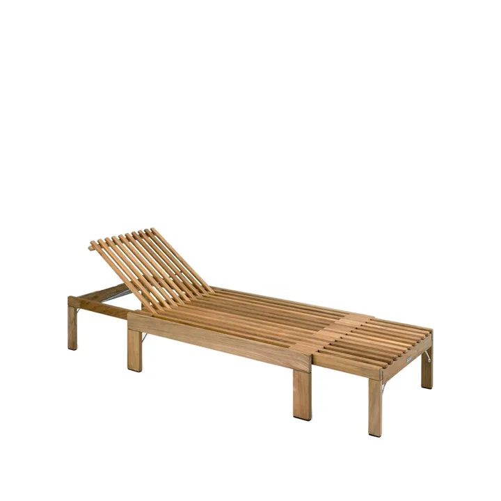 Riviera solsäng - teak - Fritz Hansen