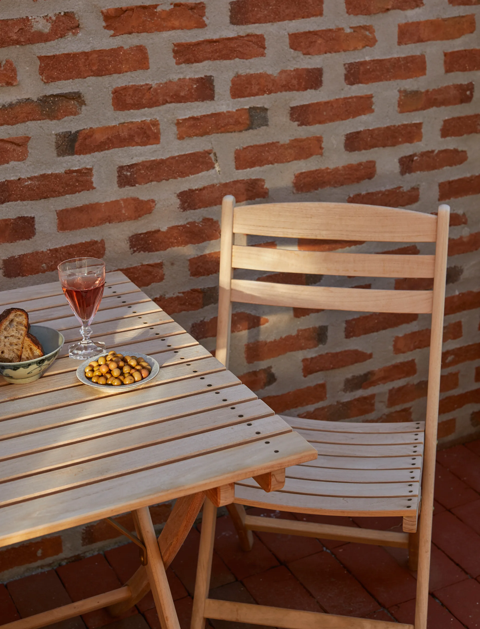 Selandia bord 75x75 cm, Teak Fritz Hansen