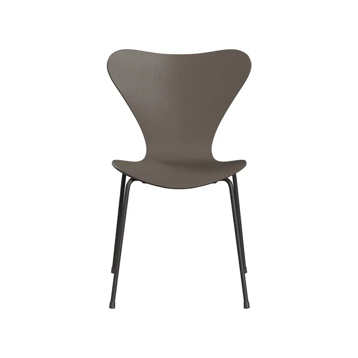 Sjuan 3107 stol - Deep clay-målad ask-grafitgrå - Fritz Hansen