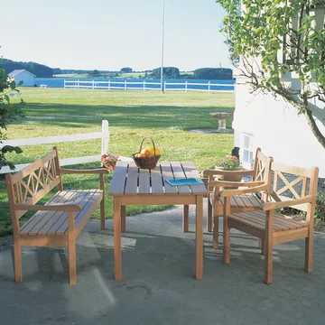 Skagen karmstol - Teak - Fritz Hansen