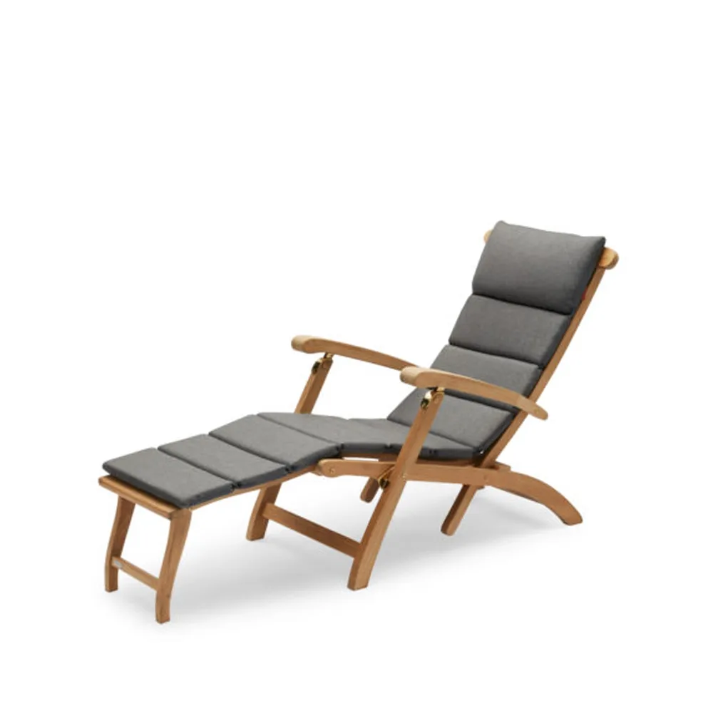 Steamer däckstolsdyna, tyg charcoal Fritz Hansen