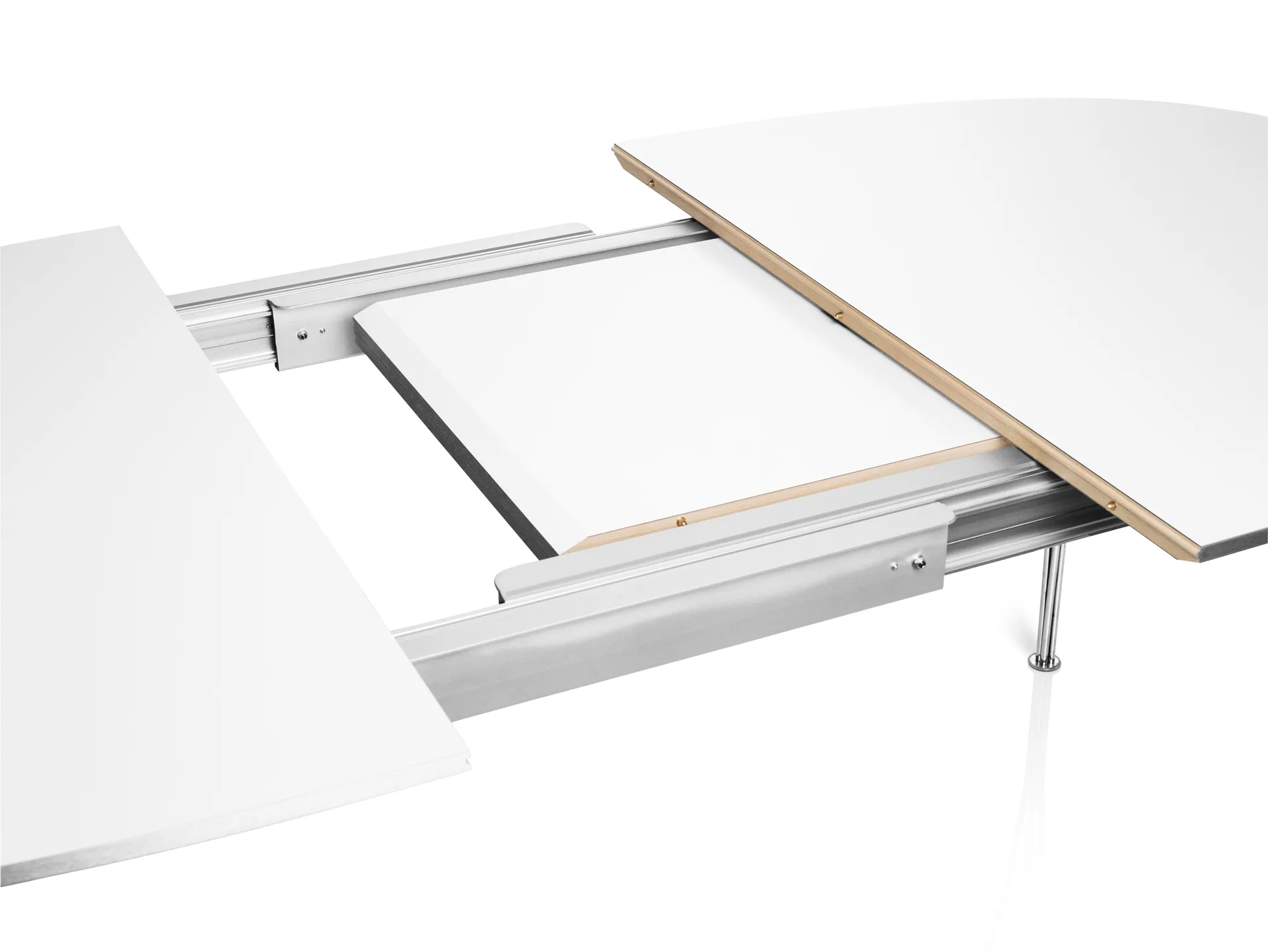 Superellips B620 matbord 170-270x100 cm, Grey laminate-alu-warm graphite Fritz Hansen