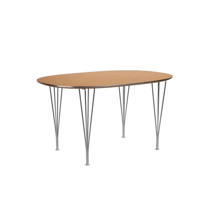 Superellipse B611 matbord - Amber, 135x90x72 cm - Fritz Hansen
