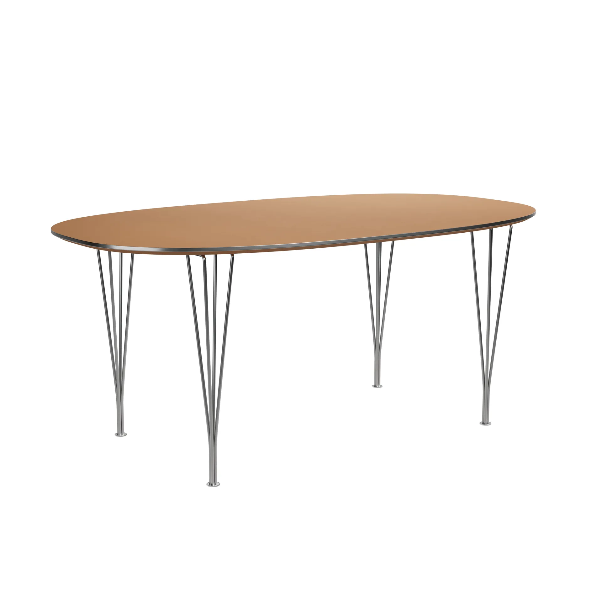 Superellipse B616 matbord 170x100 cm, Amber, 170x100x72 cm Fritz Hansen