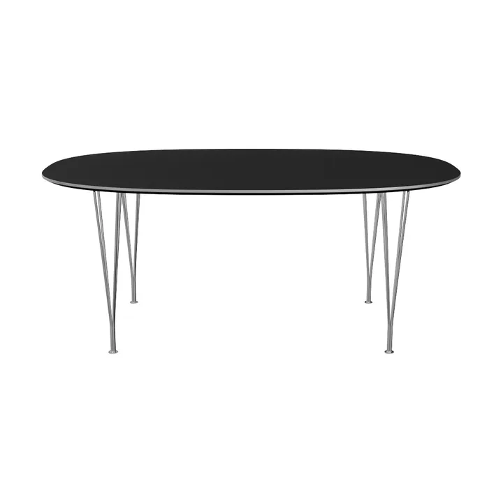 Superellipse B619 matbord - Black, 180x120x72 cm - Fritz Hansen