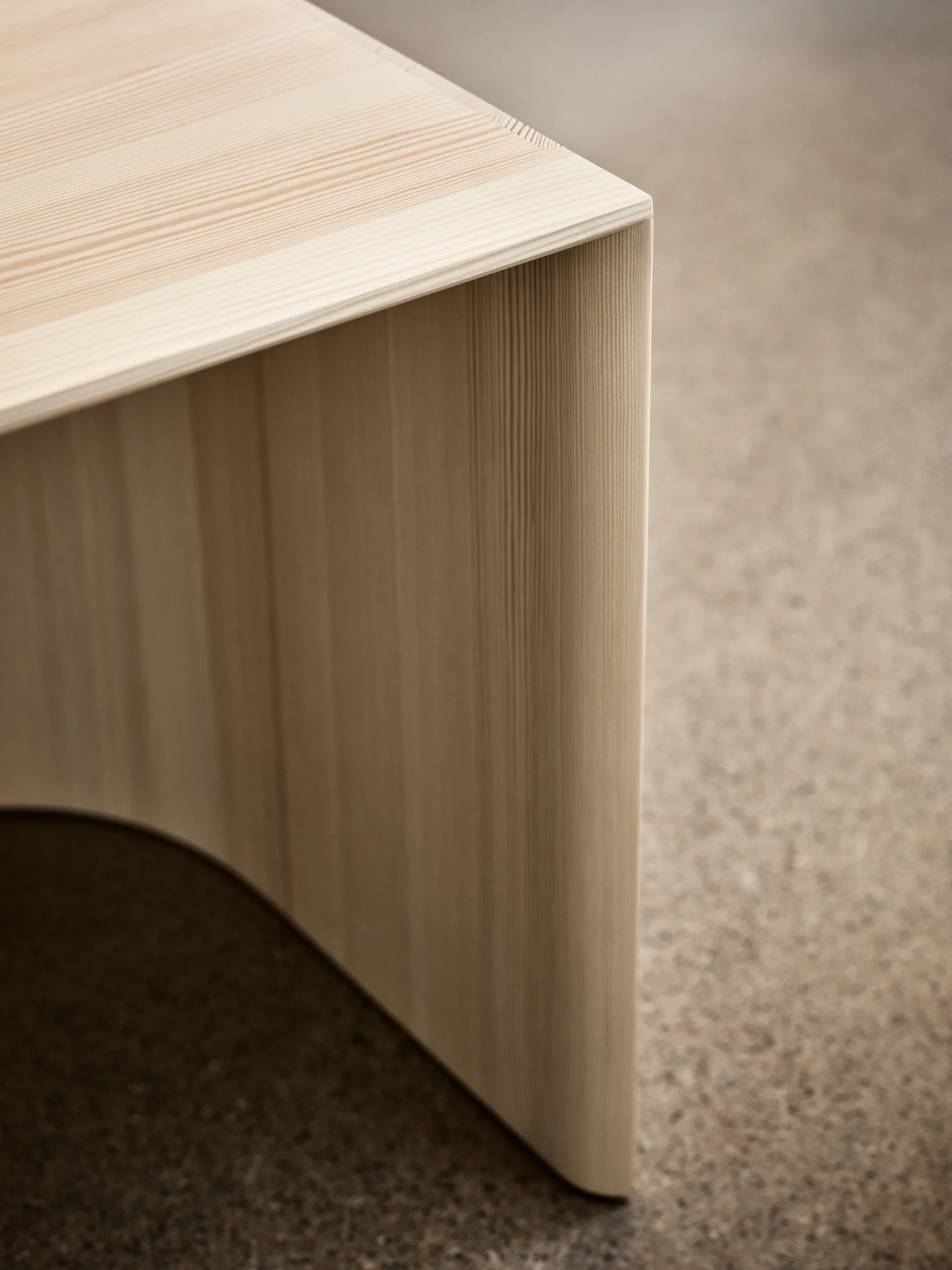 Taburet pall/sidobord, Oljad furu Fritz Hansen